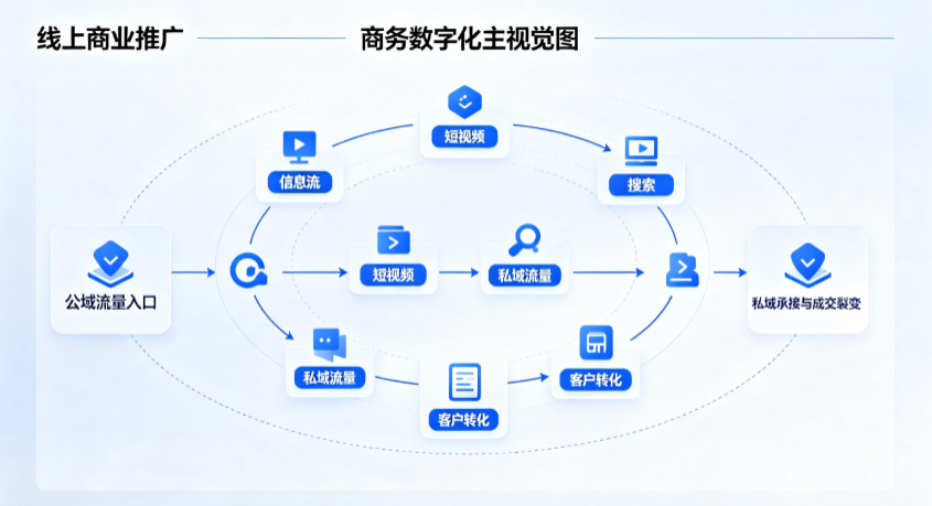 永定区线上商业推广怎么做？全域流量闭环搭建与低成本转化实战指南